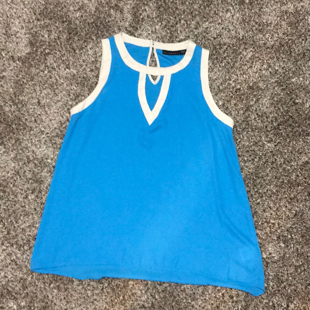Chiffon keyhole tank
